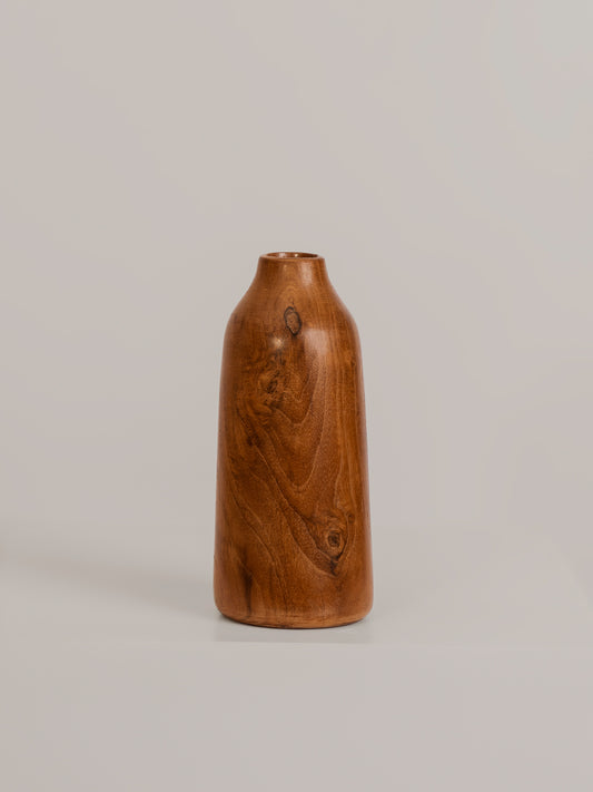 Acorn Wooden Vase