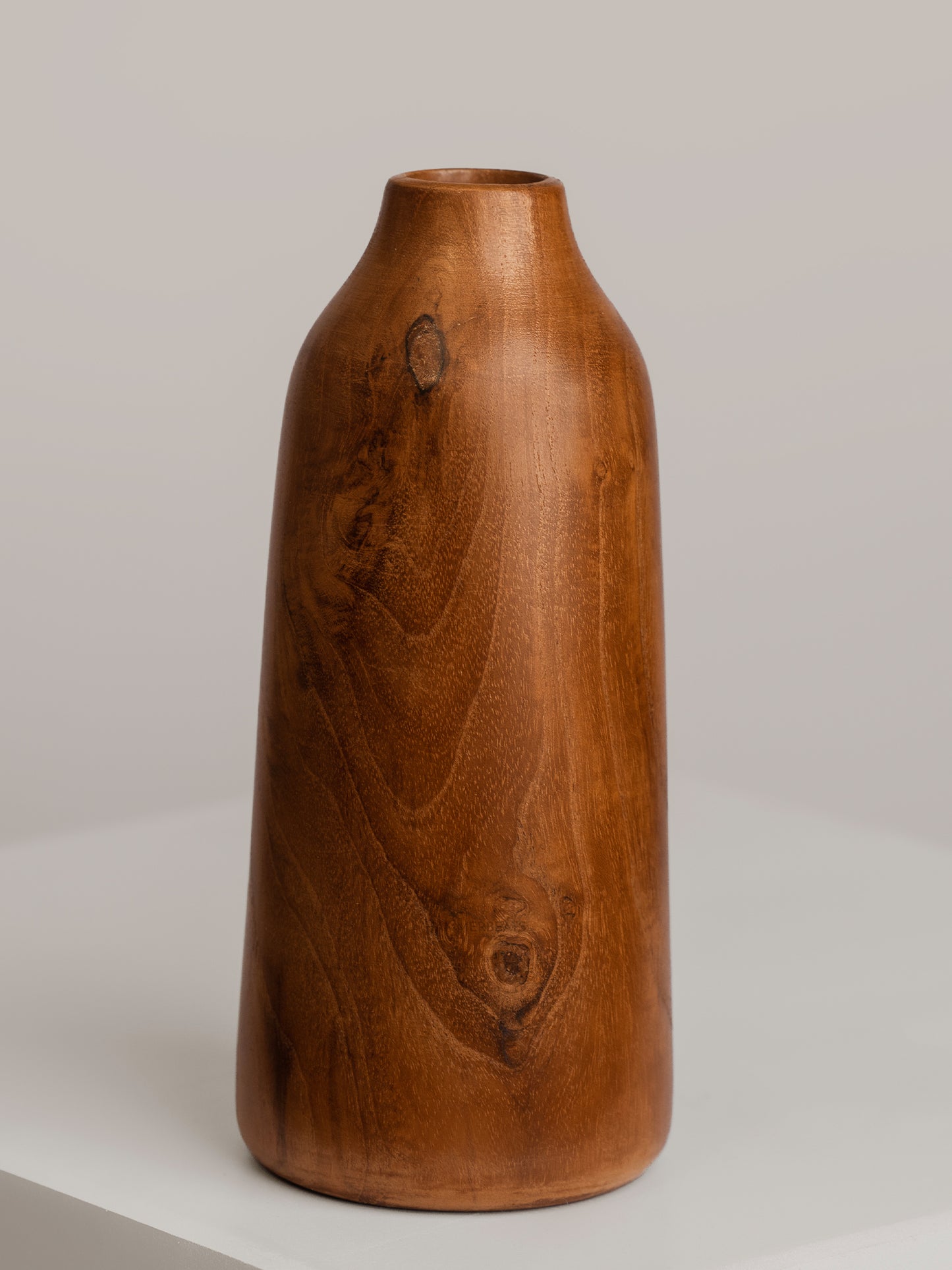 Acorn Wooden Vase