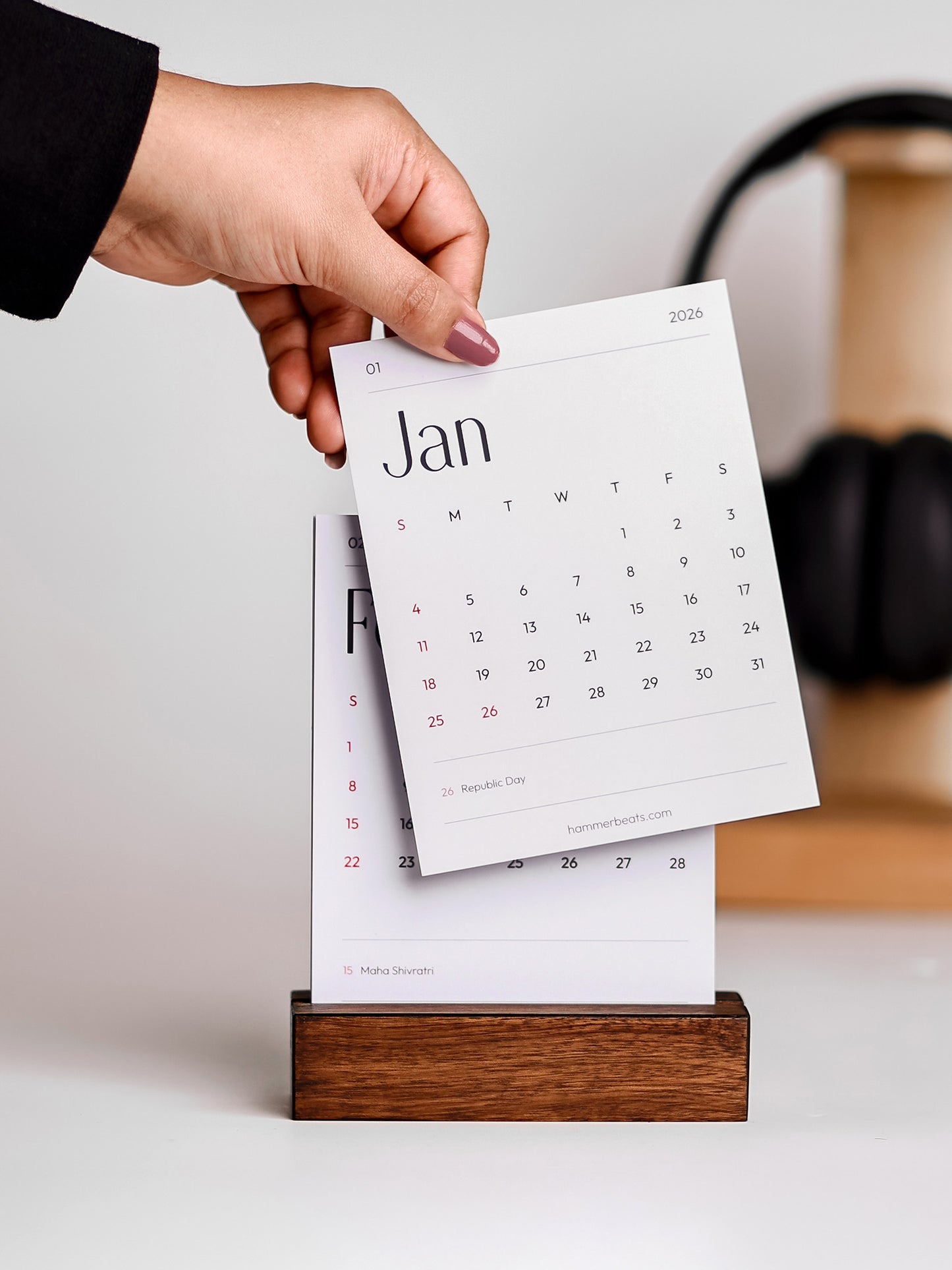Minimalist 2026 Desk Calendar