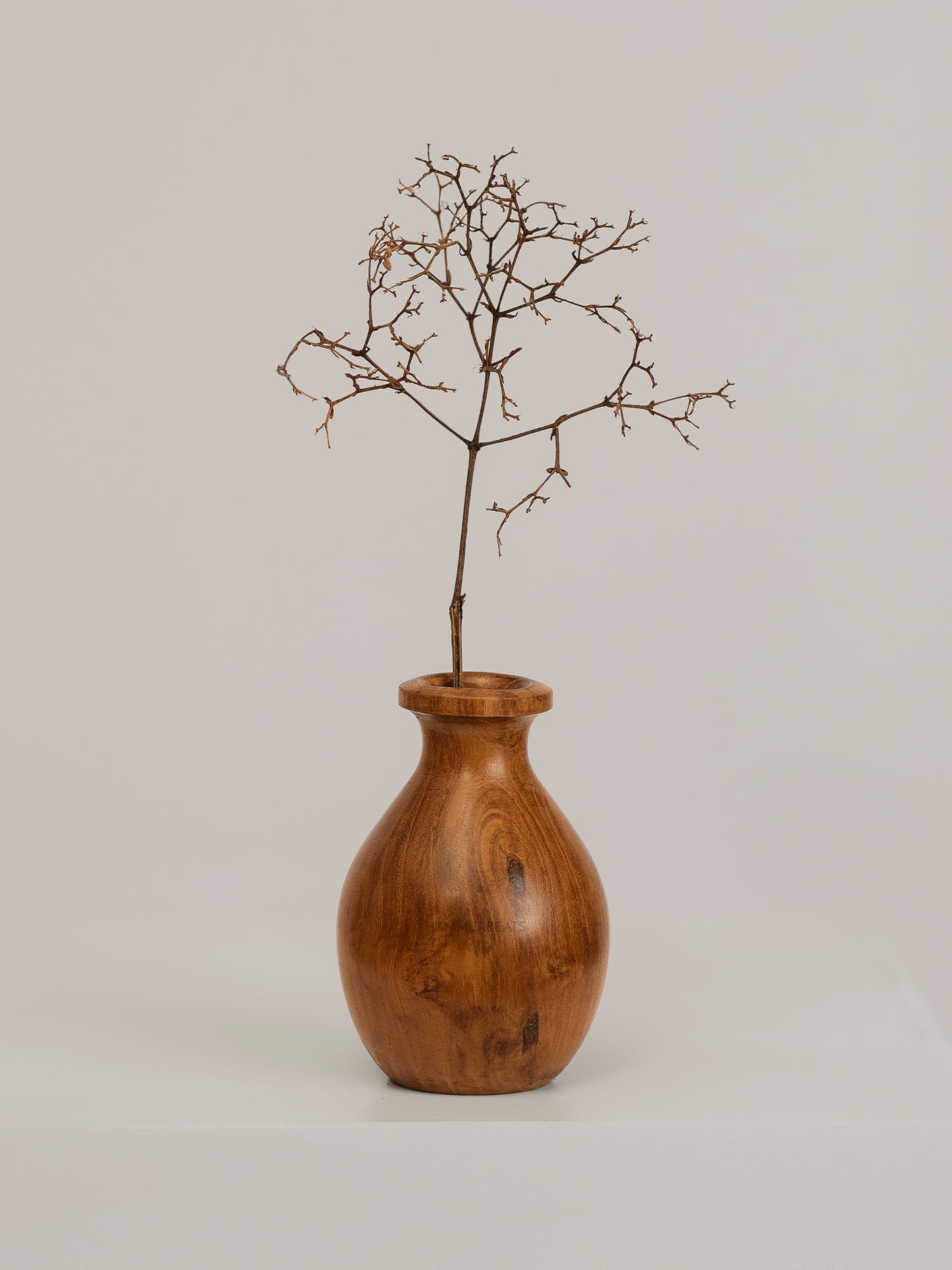 Pebble Wooden Vase