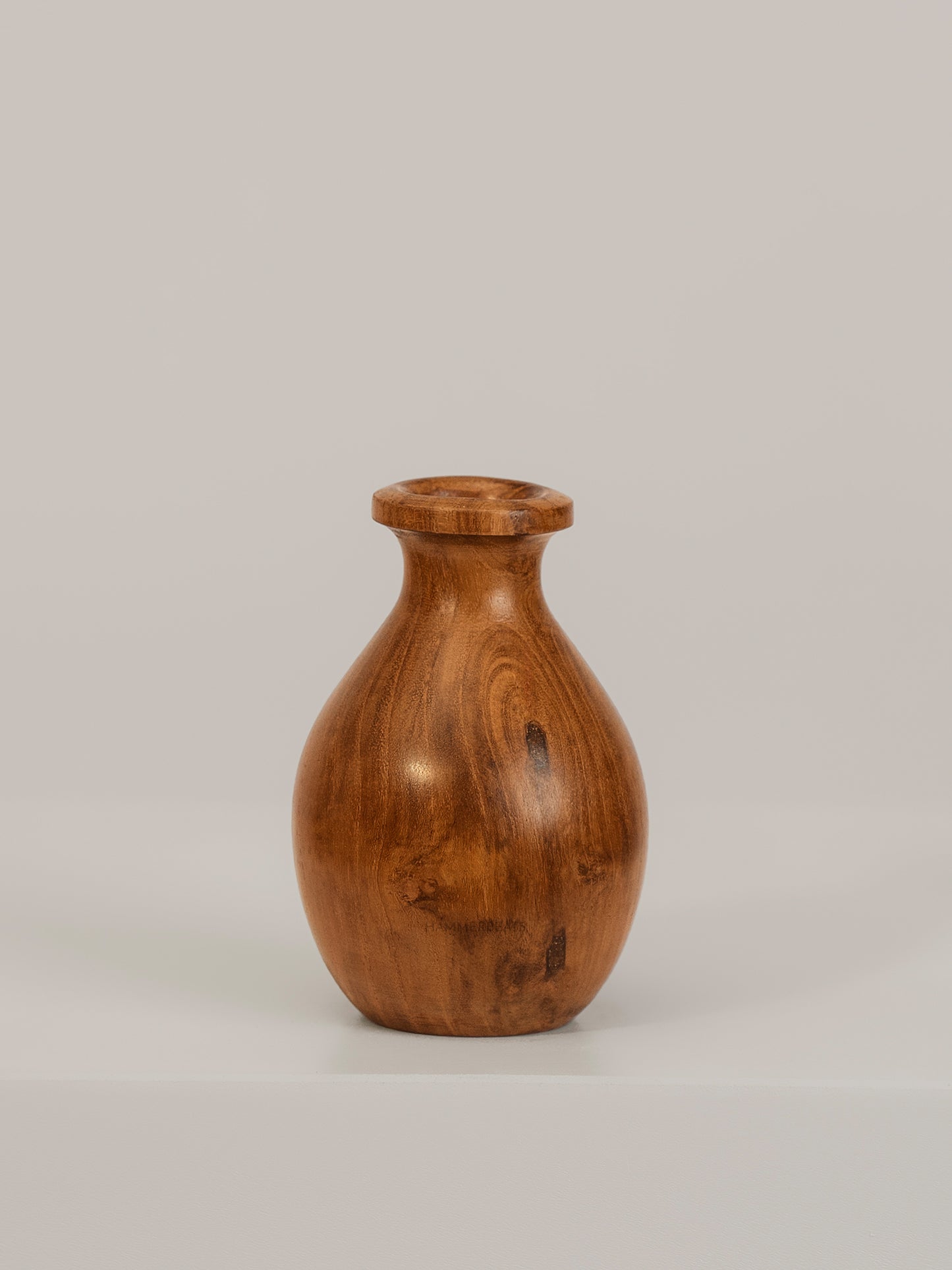 Pebble Wooden Vase