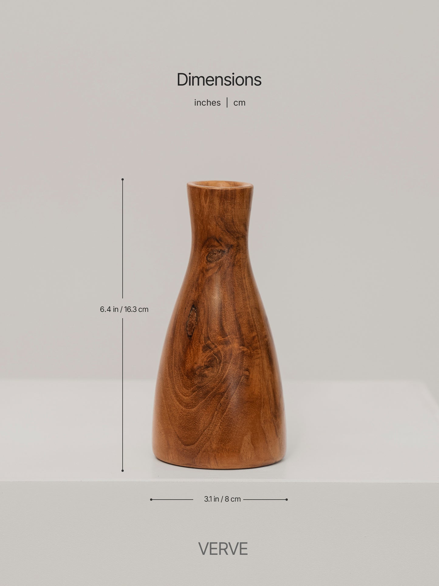 Verve Wooden Vase